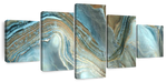 Abstract Pearlescent Layers Wall Art