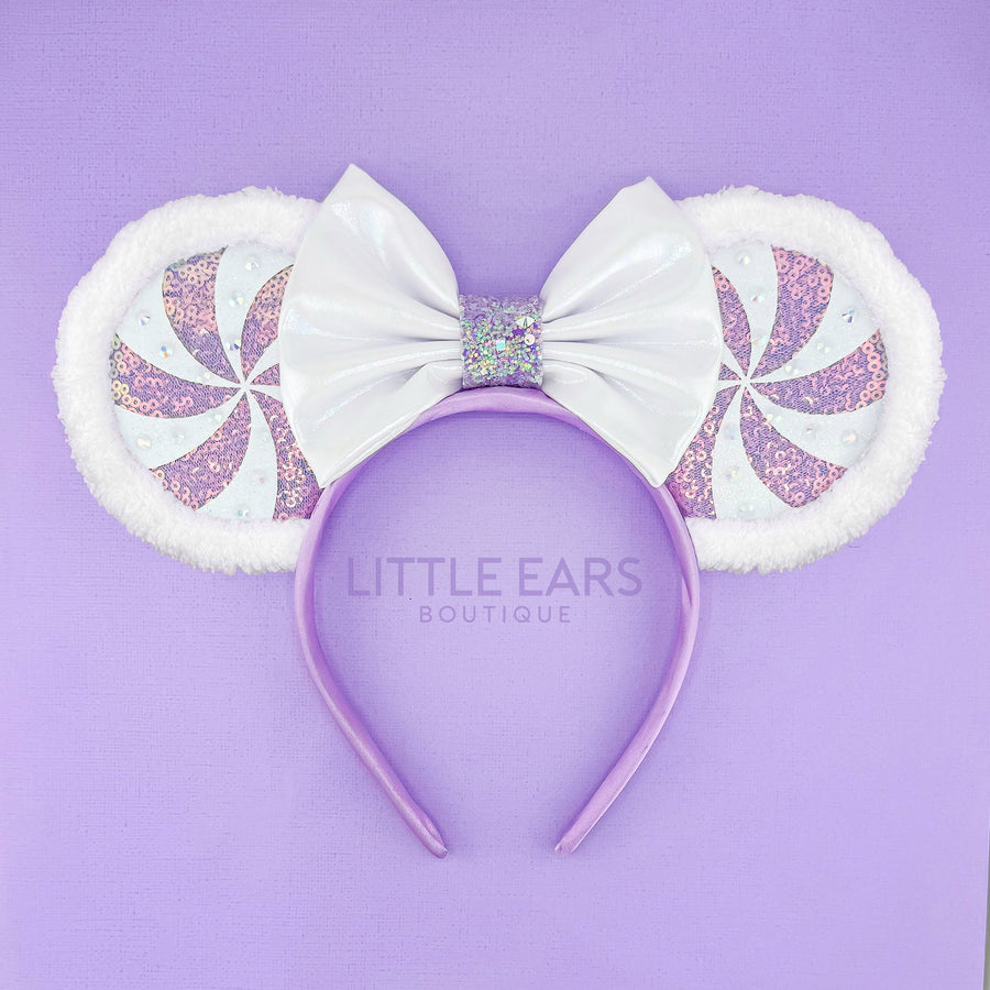 Purple Candycane Ears
