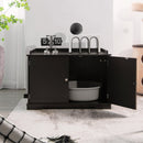 Large Wooden Cat Litter Box Enclosure with the Storage Rack