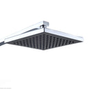 8 Inch LED Rainfall Shower head Arm Control Valve Handspray Shower Faucet Set