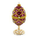 Real Eggshell Royal Inspired Musical Easter Egg 5.4 Inches