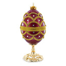 Real Eggshell Royal Inspired Musical Easter Egg 5.4 Inches