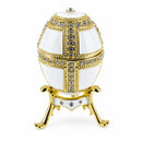 1890 Danish Palaces Royal Imperial Easter Egg in White