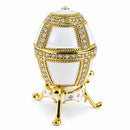 1890 Danish Palaces Royal Imperial Easter Egg in White