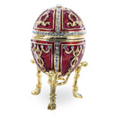1895 Rosebud Royal Imperial Easter Egg with Clock Surprise