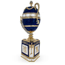 1895 Blue Serpent Clock Musical Royal Imperial Easter Egg