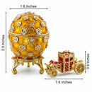 1897 Coronation Royal Imperial Easter Egg 2.5 Inches