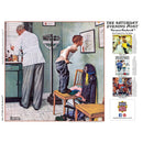 Saturday Evening Post - At the Doctor 1000 Piece Jigsaw Puzzle