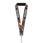 Lanyard - 1.0" - DEADSHOT Face Pose Targets Bullets