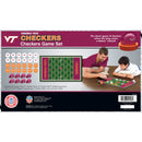 Virginia Tech Hokies Checkers Board Game