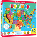 Explorer - USA Map 60 Piece Jigsaw Puzzle