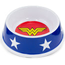 PBWL1-MLM-7.5-WWBW Single Melamine Pet Bowl - 7 5 (16oz) - Wonder Woman Icon + Stars