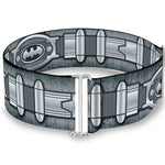 Cinch Waist Belt - Batman Utility Belt Grays