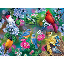 Audubon - Songbird Collage 300 Piece EZ Grip Jigsaw Puzzle