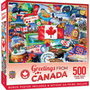Greetings From Canada - 500 Piece Jigsaw Puzzle