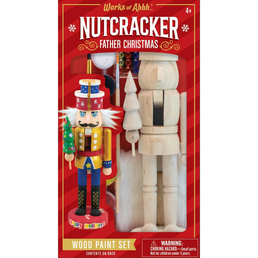 Nutcracker Father Christmas Wood Paint Set