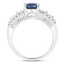 1.40 Carat Genuine Kyanite .925 Sterling Silver Ring