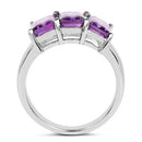 2.85 Carat Genuine Amethyst .925 Sterling Silver Ring