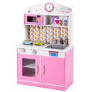 Kids Wooden Pretend Cooking Playset Cookware