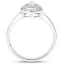 14K White Gold 0.70 Carat Genuine White Diamond Ring