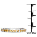 0.81 Carat Genuine Citrine .925 Sterling Silver Ring