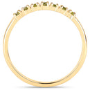 0.22 Carat Genuine Dark Yellow Diamond 14K Yellow Gold Ring (I1-I2)