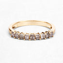 0.50 Carat Genuine Champagne Diamond 14K Yellow Gold Ring (I1-I2)