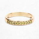 0.27 Carat Genuine Yellow Diamond 14K Yellow Gold Ring (SI1-SI2)