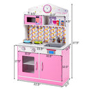 Kids Wooden Pretend Cooking Playset Cookware