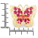 3.08 Carat Genuine Ruby .925 Sterling Silver Ring