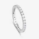1.00 Carat Lab Grown Diamond 14K White Gold Ring