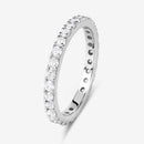 1.00 Carat Lab Grown Diamond 14K White Gold Ring