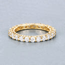1.50 Carat Lab Grown Diamond 14K Yellow Gold Ring