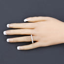 3.00 Carat Lab Grown Diamond 14K Yellow Gold Ring