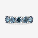 1.22 Carat Genuine Blue Diamond 14K White Gold Ring