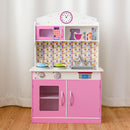 Kids Wooden Pretend Cooking Playset Cookware