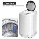 Portable 7.7 lbs Automatic Laundry Washing Machine with Drain Pump