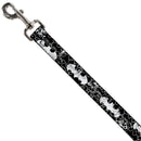 Dog Leash - Batman Outlines Black/White