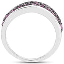 2.33 Carat Genuine Ruby .925 Sterling Silver Ring