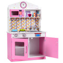 Kids Wooden Pretend Cooking Playset Cookware