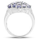 2.38 Carat Genuine Iolite .925 Sterling Silver Ring