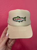 Rainbow Trout Patch Trucker Hat