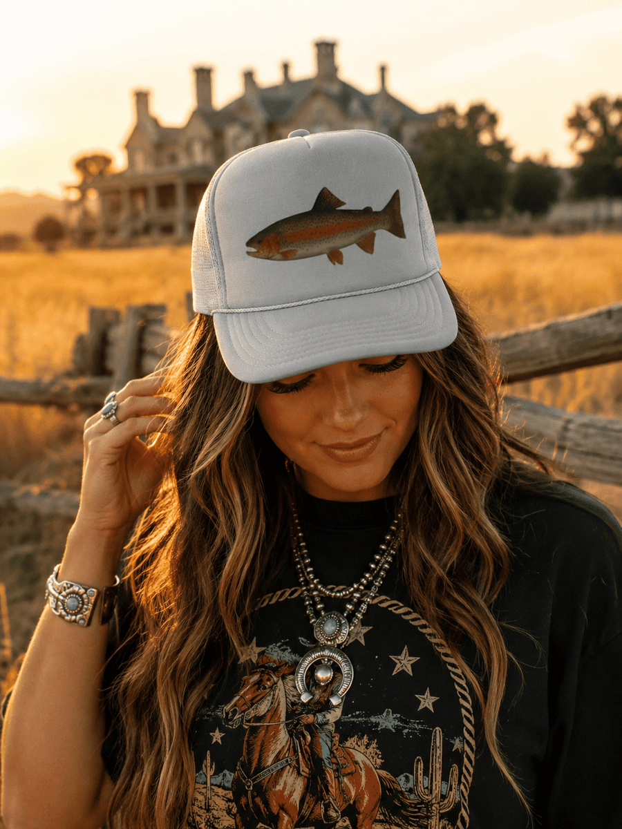 Rainbow Trout Trucker Hat