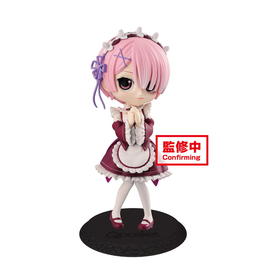 Banpresto Q Posket: Re:Zero - Starting Life in Another World -  Ram (Ver.B)