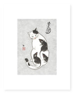 Rats Cat Print