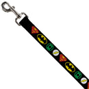 Dog Leash - Justice League Superhero Logos