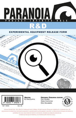 R&D Experimental Equipment Release Form