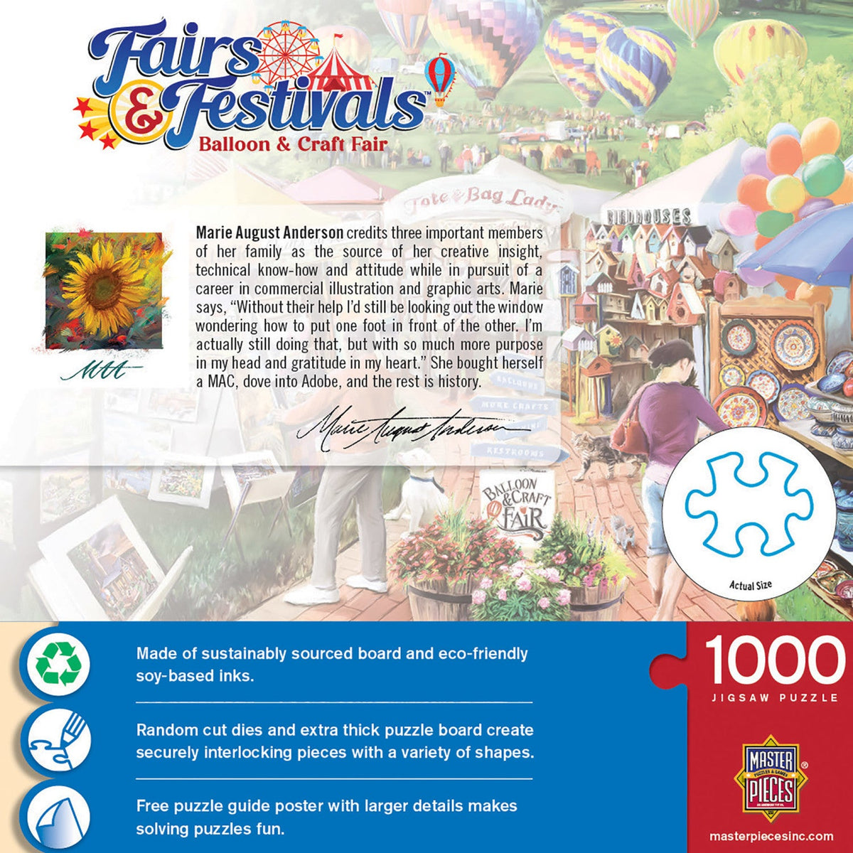 Fairs & Festivals - Balloon & Craft Fair 1000 Piece Jigsaw Puzzle ...