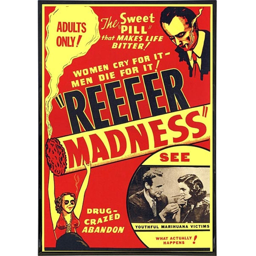 Reefer Madness Film Poster Print Print The Original Underground 