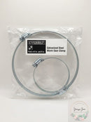 Everbilt Pack of 6 in, and 8 in. Galvanized Steel Worm Gear Clamp